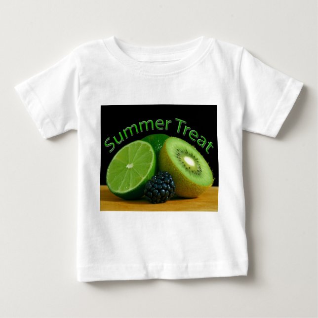 Kiwi Lime Summer Treat Infant T-Shirt (Framsida)