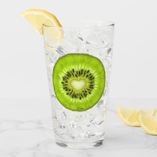Kiwi Made i Eden glass kopp (Framsida Ice)