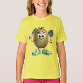 Kiwi med Comb och Spegel T Shirt