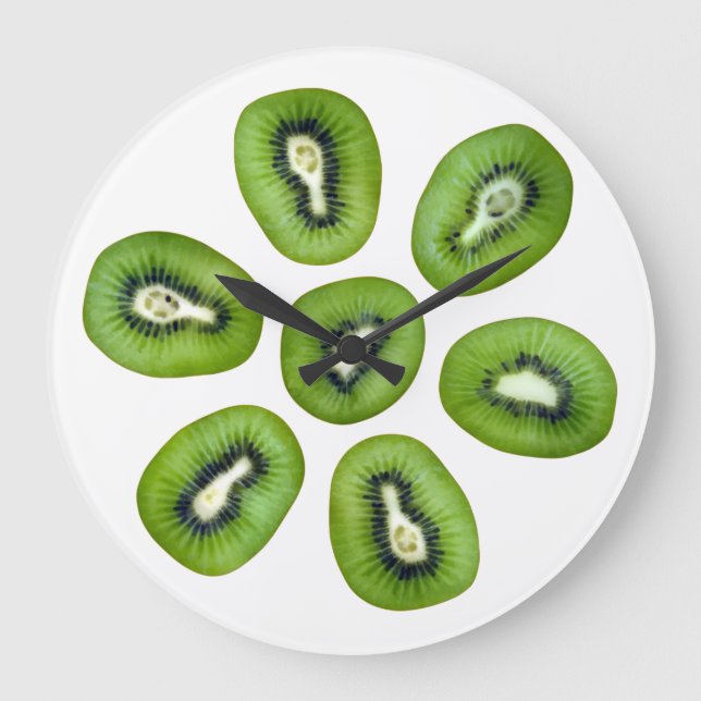 Kiwi Mönster Stor Klocka (Framsida)