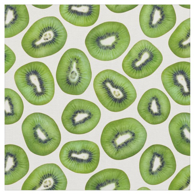 Kiwi Mönster Tyg (Närbild)