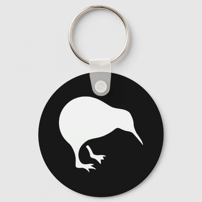 Kiwi New Zealand emblem Nyckelring (Framsida)