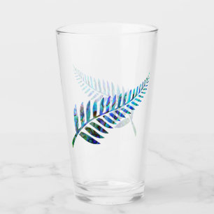 KIWI NEW ZEALAND FERN PAUA GLASKOPP