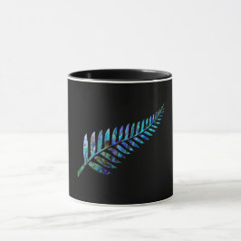 KIWI NEW ZEALAND FERN PAUA MUGG