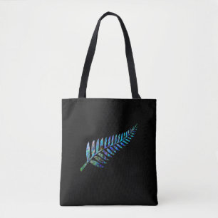 KIWI NEW ZEALAND FERN PAUA TYGKASSE