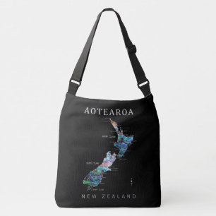 KIWI NEW ZEALAND KARTA PAUA CROSSBODY BAG AXELVÄSKA