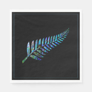 KIWI NEW ZEALAND PAUA FERN NAPKIN PAPPERSSERVETT
