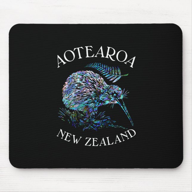 KIWI NEW ZEALAND PAUA LAPTOP SLEEVE MUSMATTA (Framsidan)