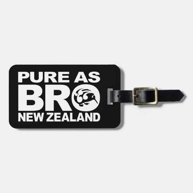 Kiwi, Nya Zeeland Bagagebricka (Horisontell Framsida)