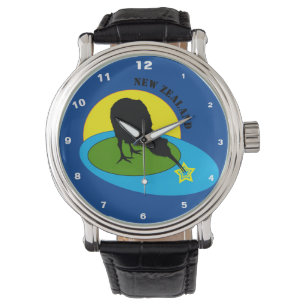 Kiwi - Nya Zeeland Bird & Bro Mode (bevakning) Armbandsur