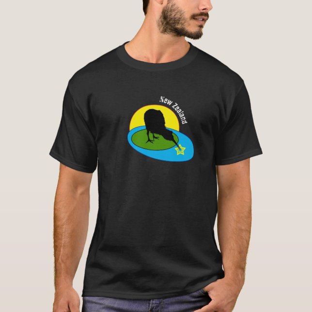 Kiwi - Nya Zeeland Bird & Bro Mode (reseT) T Shirt (Framsida)