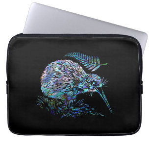 KIWI NYA ZEELAND PAUA DATORKAPPSYL LAPTOP FODRAL