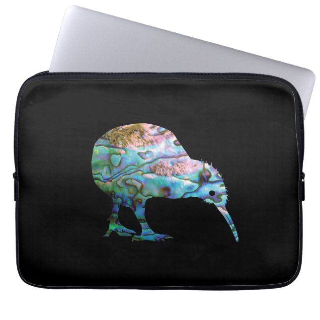 KIWI NYA ZEELAND PAUA DATORMOLN LAPTOP FODRAL (Framsidan)