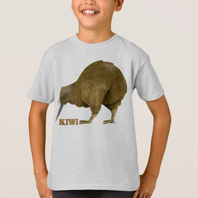 Kiwi (Nya Zeeland) T Shirt (Framsida)
