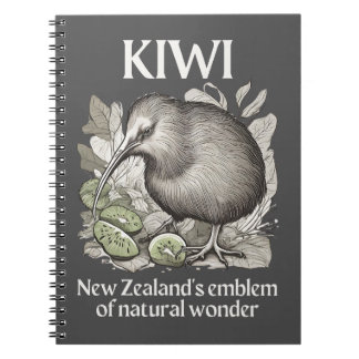 Kiwi: Nya Zeelands Emblem of Natural Anteckningsbok
