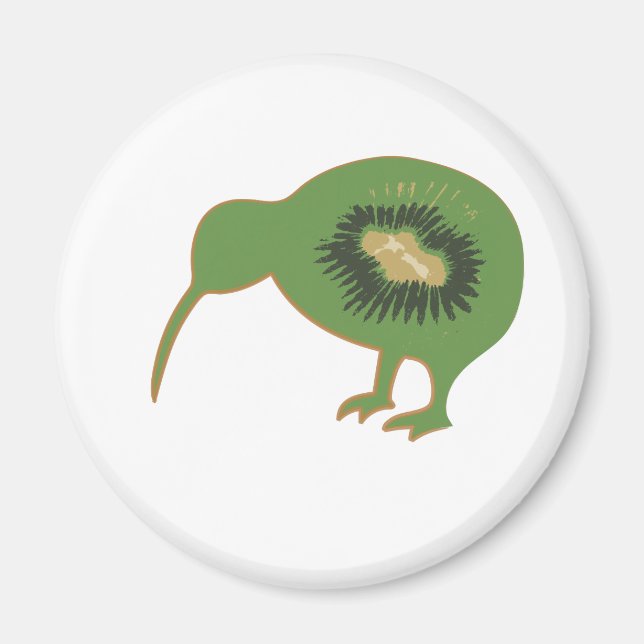 kiwi nz kiwifrukt magnet (Framsidan)