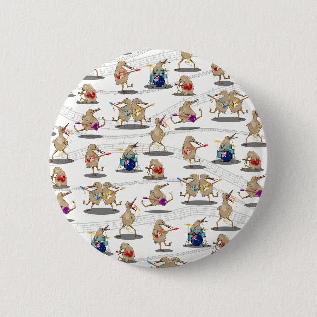 Kiwi NZ MUSIC MÖNSTER Knapp (Framsida)