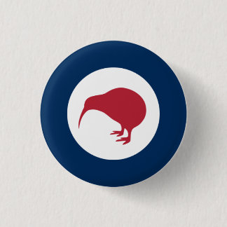 Kiwi NZ Roundel Badge Knapp