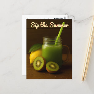 Kiwi och Citron Juice - SpSommaren Vykort