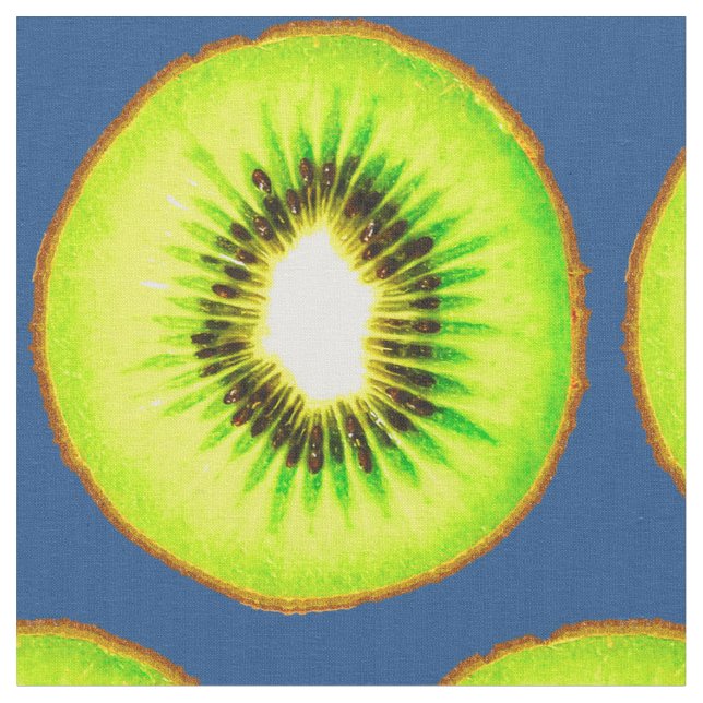 Kiwi Patterned Tyg (Närbild)