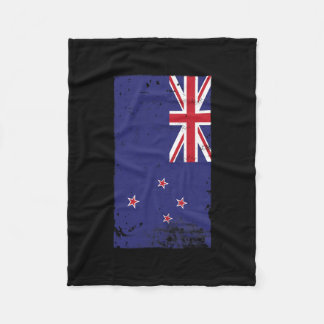 Kiwi Pride Travel Vacation New Zealand Flag  Fleecefilt