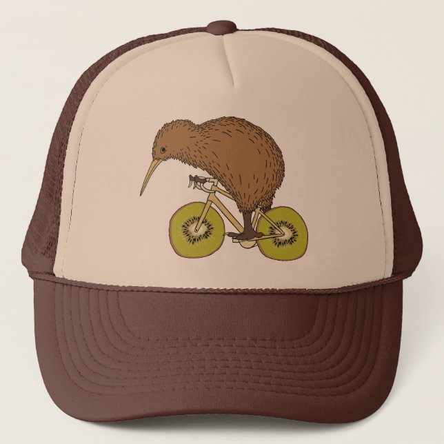 Kiwi Riding Bike med Kiwi Hjul Keps (Framsida)