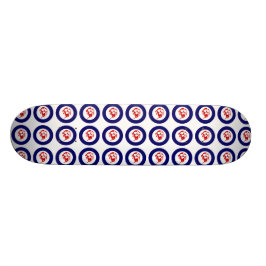 Kiwi Roundel Old School Skateboard Bräda 21,6 Cm