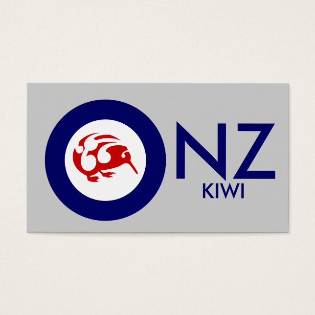 Kiwi Roundel Visitkort (Framsidan)