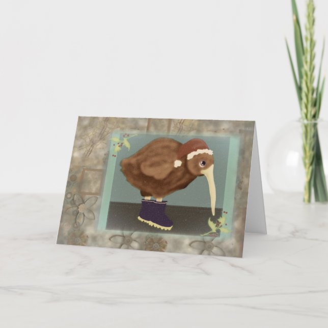 Kiwi Santa Helgkort (Framsida)