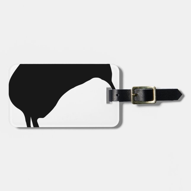 Kiwi Silhouette Bagagebricka (Horisontell Framsida)