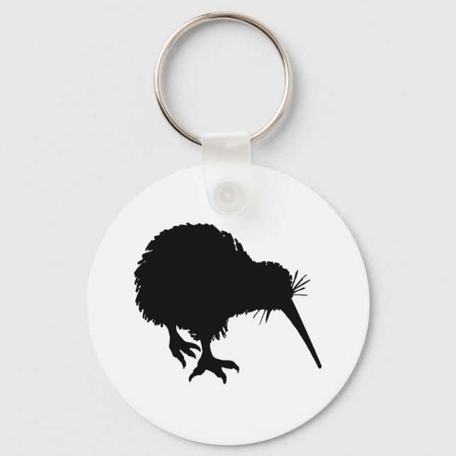 Kiwi Silhouette Nyckelring (Framsida)
