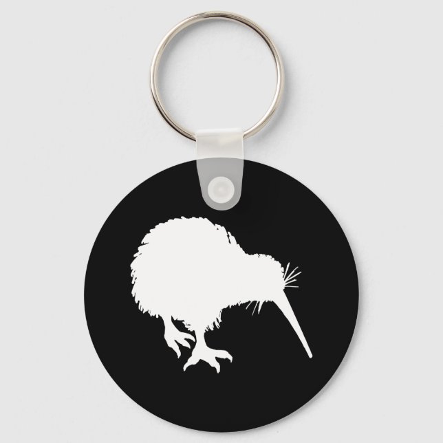 Kiwi Silhouette Nyckelring (Framsida)