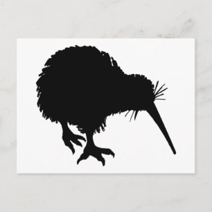 Kiwi Silhouette Vykort
