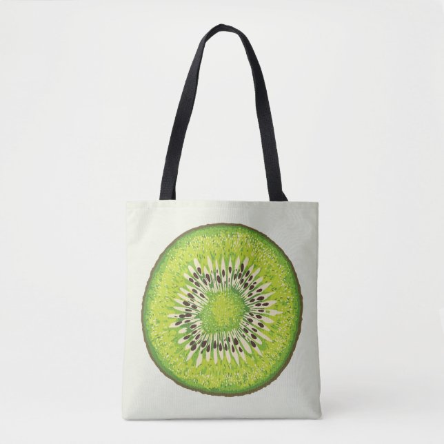 Kiwi Slice illustration mönster Tygkasse (Framsida)