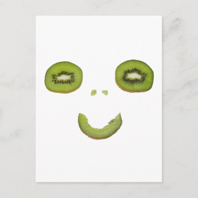 Kiwi - Smile - Postkarte Vykort (Framsida)