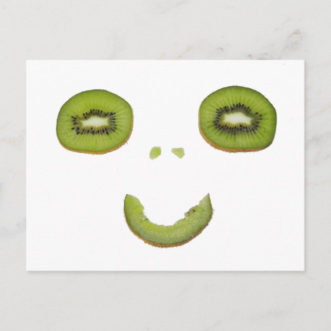 Kiwi - Smile - Postkarte Vykort (Framsida)