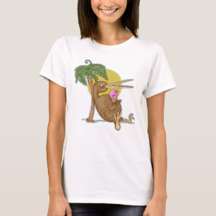 Kiwi som äter en glass t shirt