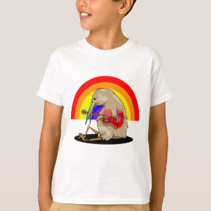 kIWI spelar akustisk gitarr T Shirt