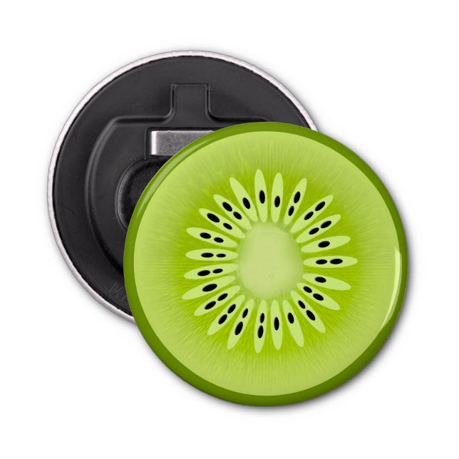 Kiwi-stympat fruktsegment flasköppnare (Framsidan)