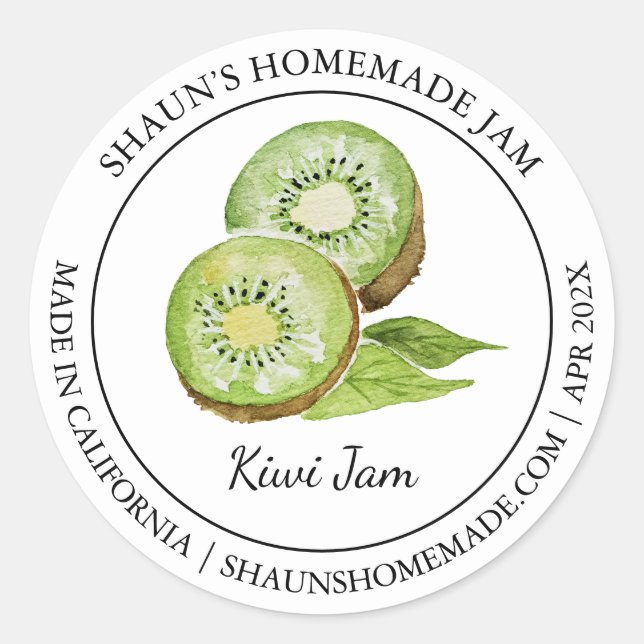 Kiwi Sylt Modern etikett (Framsida)