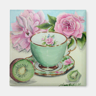 Kiwi & Tea Magnet