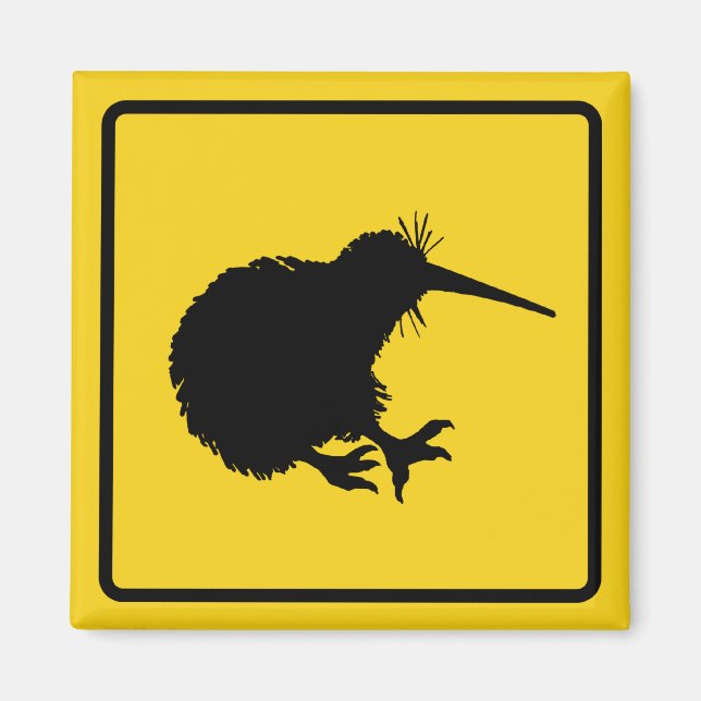 Kiwi Warning Magnet (Framsidan)