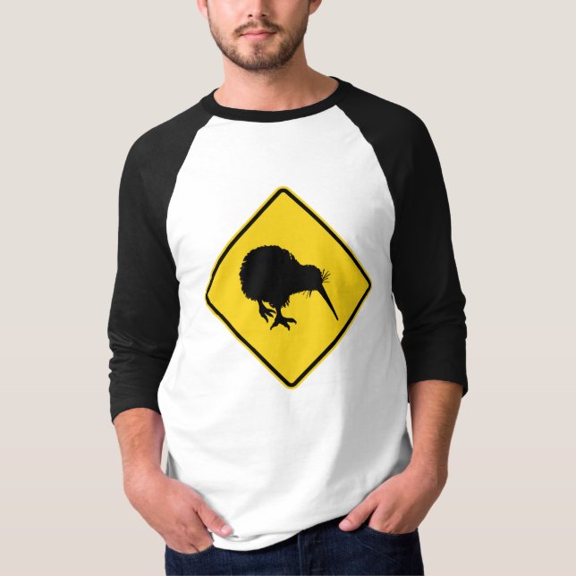 Kiwi Warning T-Shirt (Framsida)