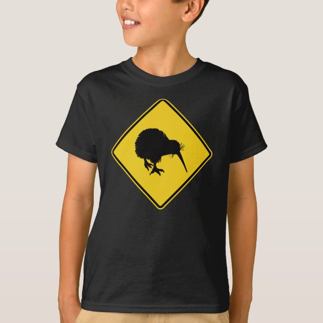 Kiwi Warning T-shirt (Framsida)