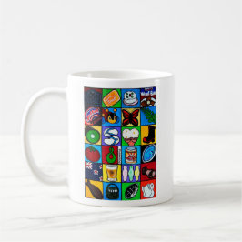 Kiwiana kaffemugg