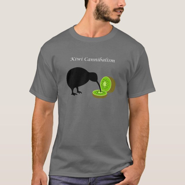 KiwiCannibalism Tee Shirt (Framsida)