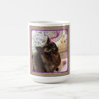 Kiwien i en boxas, serie 1, poserar 2, plommon kaffemugg