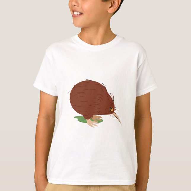 Kiwifågel T-shirt (Framsida)