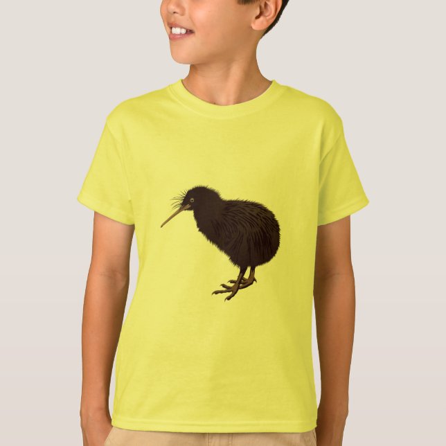 Kiwifågel T Shirt (Framsida)