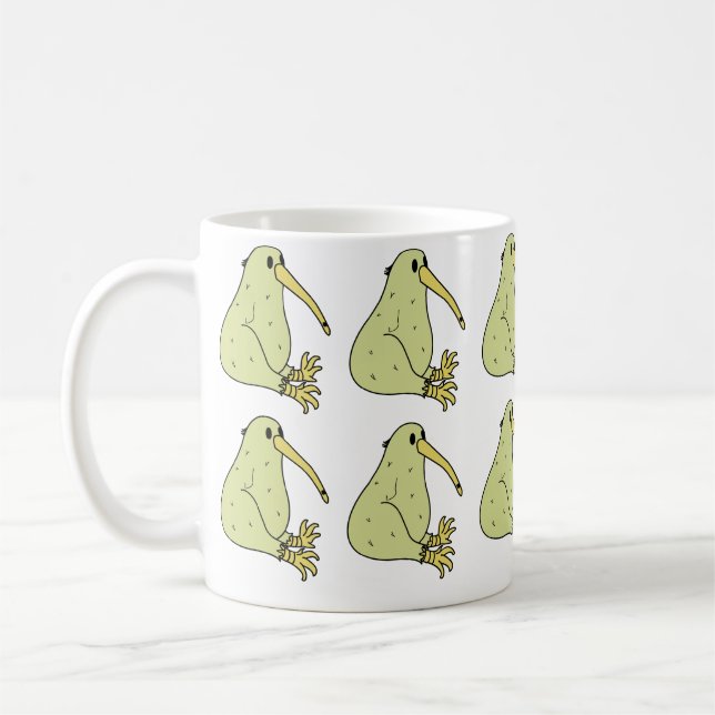 kiwifågelmugg kaffemugg (Vänster)